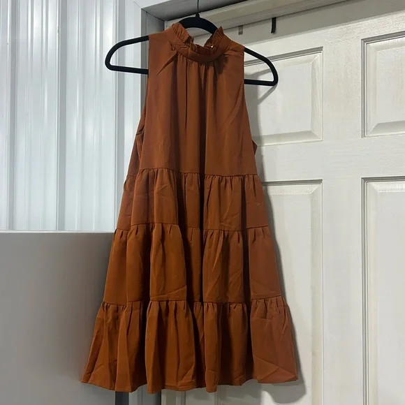 Rust Cavendars Dress - Picture 1 of 5
